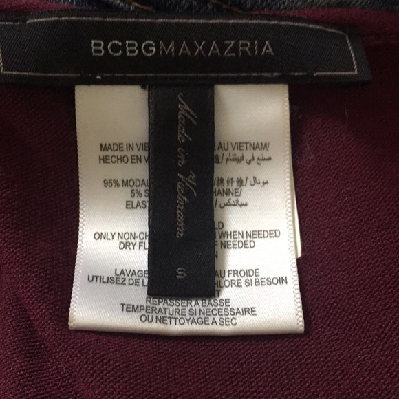 BCBG MAXAZRIA Burgundy Dress - Picture 5 of 5